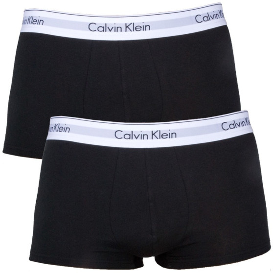 2PACK boxeri bărbați Calvin Klein negri (NB1086A-001)