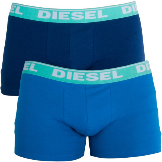 2PACK boxeri bărbați Diesel albaștri (00S9DZ-0GAFM-12)