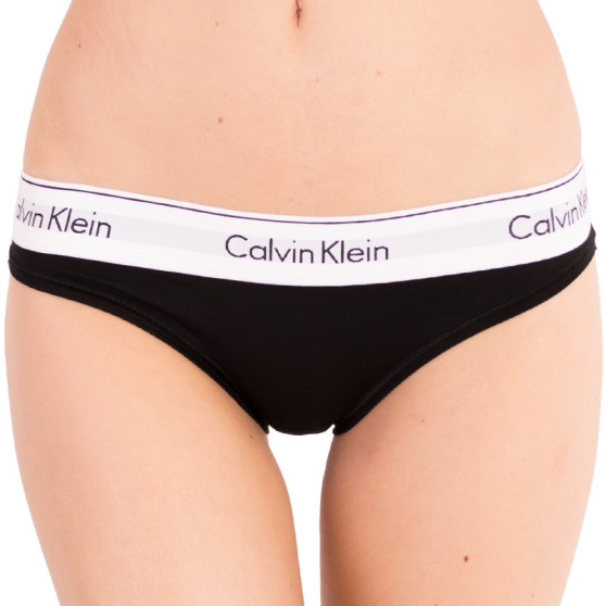 Chiloți damă Calvin Klein negri (F3787E-001)