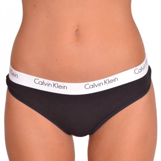 2PACK tanga damă Calvin Klein negri (QD3583E-001)