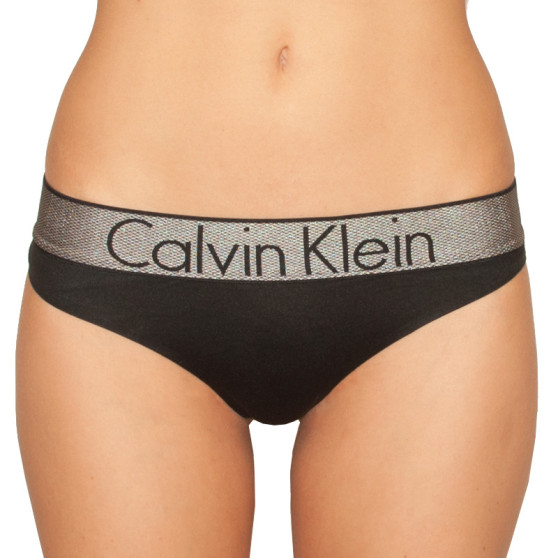 Tanga damă Calvin Klein negri (QF4054E-001)