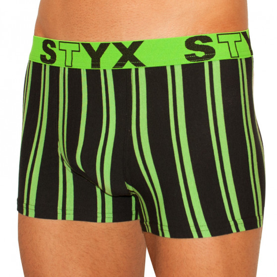 Boxeri pentru bărbați Styx sport elastic multicolor sport elastic multicolor (G764)