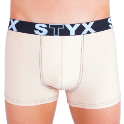 Boxeri pentru bărbați Styx sport elastic bej (G3)