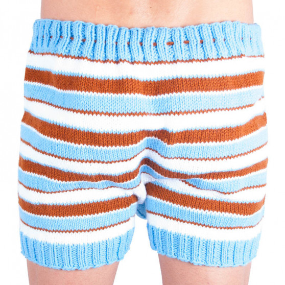 Boxeri largi tricotați manual Infantia (PLET63)