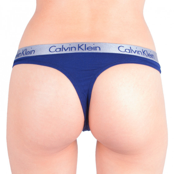 Tanga damă Calvin Klein albastru (QD3539E-SX1)