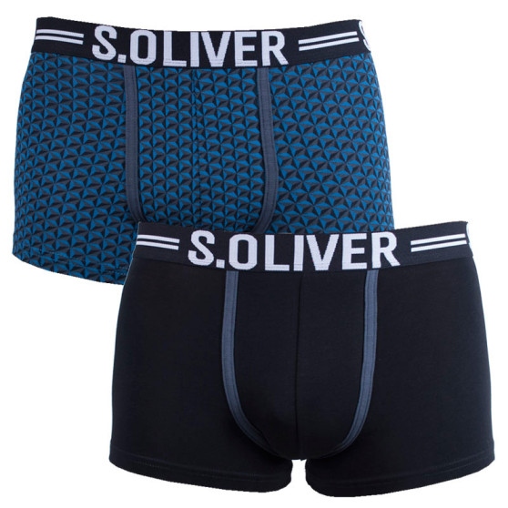 2PACK boxeri bărbați S. Oliver multicolori (2R.895.97.4251 16D1)
