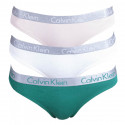 3PACK tanga damă Calvin Klein multicolor (QD3590E-SHZ)