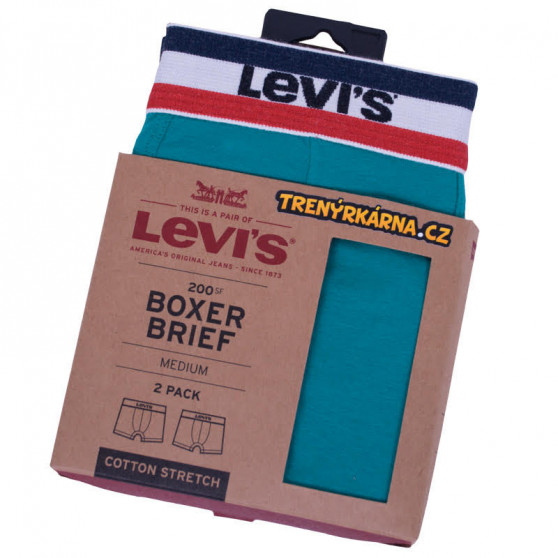 2PACK boxeri bărbați Levis multicolori (985016001 315)