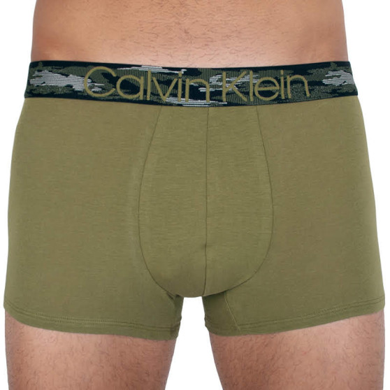 Boxeri pentru bărbați Calvin Klein kaki (NB1590A-3XC)