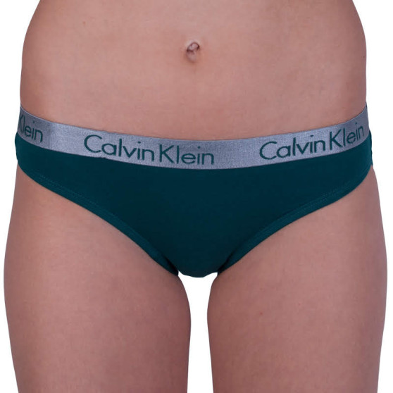 Chiloți damă Calvin Klein verzi (QD3540E-DKC)
