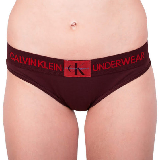 Chiloți damă Calvin Klein roșii (QF4921E-XP2)