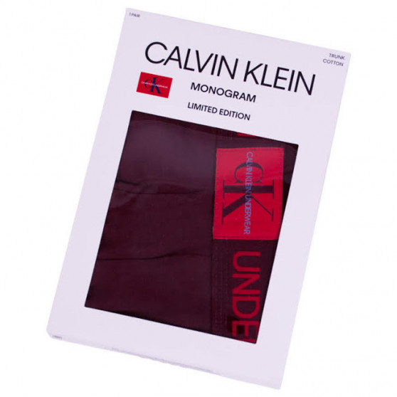 Boxeri bărbați Calvin Klein roșii (NB1678A-XP2)