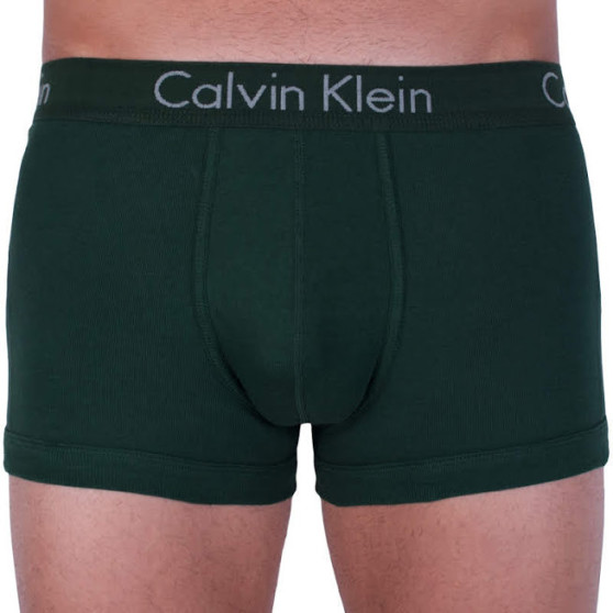 Boxeri bărbați Calvin Klein verzi (NB1476A-3ZS)
