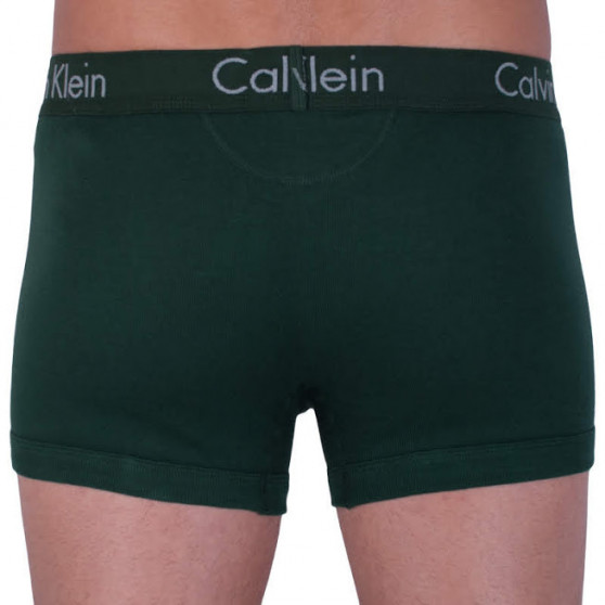 Boxeri bărbați Calvin Klein verzi (NB1476A-3ZS)