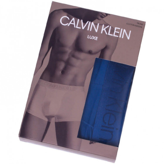 Boxeri bărbați Calvin Klein albaștri (NB1556A-1LQ)
