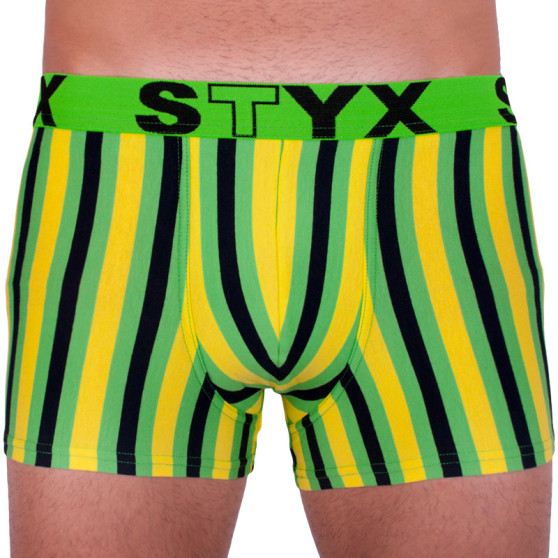 Boxeri pentru bărbați Styx sport elastic multicolor sport elastic multicolor (G865)
