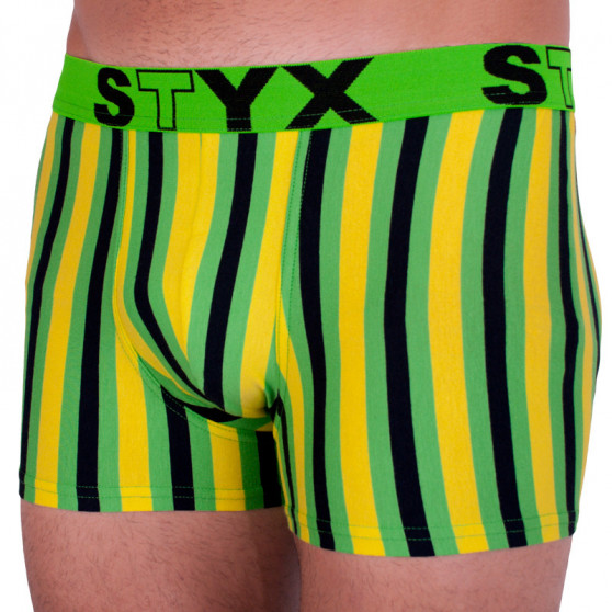 Boxeri pentru bărbați Styx sport elastic multicolor sport elastic multicolor (G865)
