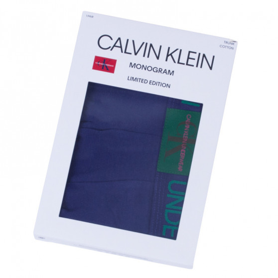 Boxeri bărbați Calvin Klein albaștri (NB1678A-XS6)