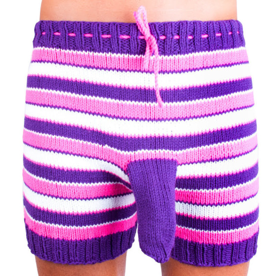 Boxeri largi tricotați manual Infantia (PLET127)