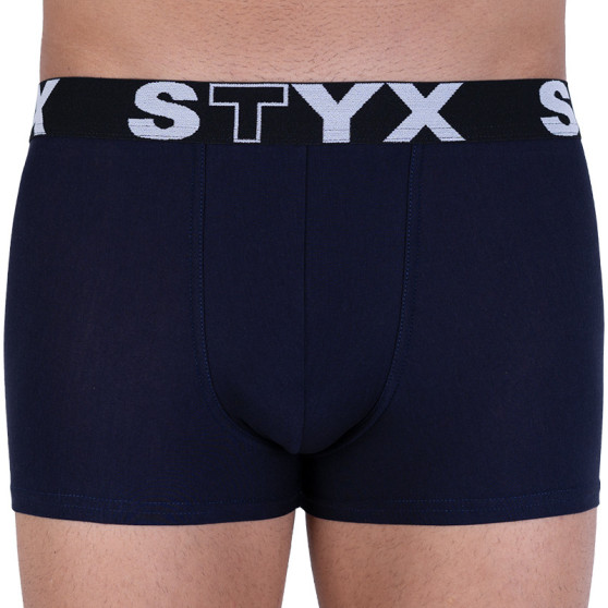 Boxeri bărbați Styx elastic sport albastru închis (G963)