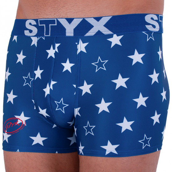 Bărbați boxer pantaloni scurți Styx art sport sport stele de cauciuc (G658)