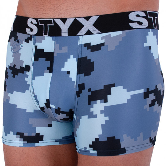 Bărbați boxeri Styx art sport cauciuc camuflaj digital (G657)