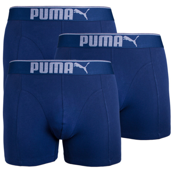 3PACK boxeri bărbați Puma albastru închis (681030001 321)