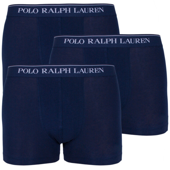 3PACK boxeri bărbați Ralph Lauren albastru închis (714513424006)