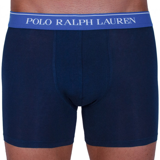 3PACK boxeri bărbați Ralph Lauren albastru închis (714713772004)