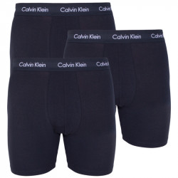 3PACK boxeri bărbați Calvin Klein negri (NB1770A-XWB)