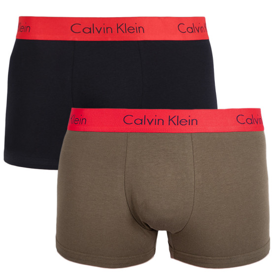 2PACK boxeri bărbați Calvin Klein multicolori (NB1463A-JKB)