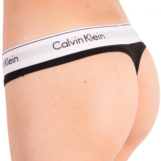 Tanga damă Calvin Klein negri (QF5117E-001)
