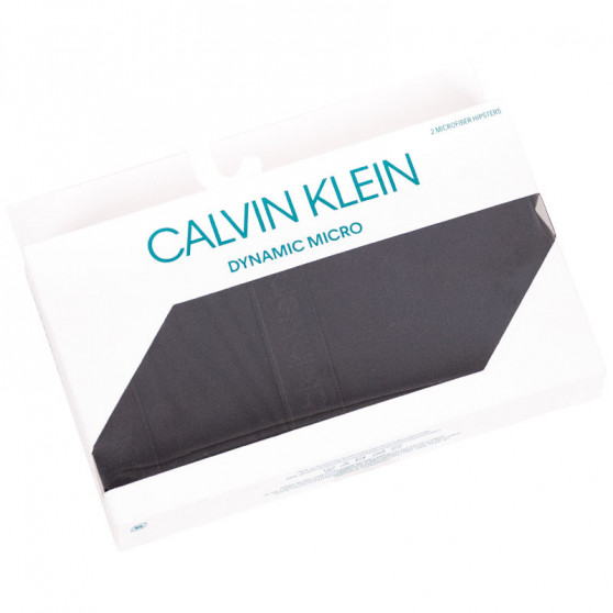 2PACK chiloți damă Calvin Klein negri (QD3696E-001)