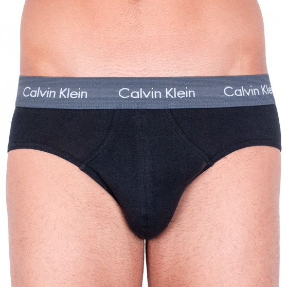 3PACK slipuri bărbați Calvin Klein negre (U2661G-MFN)