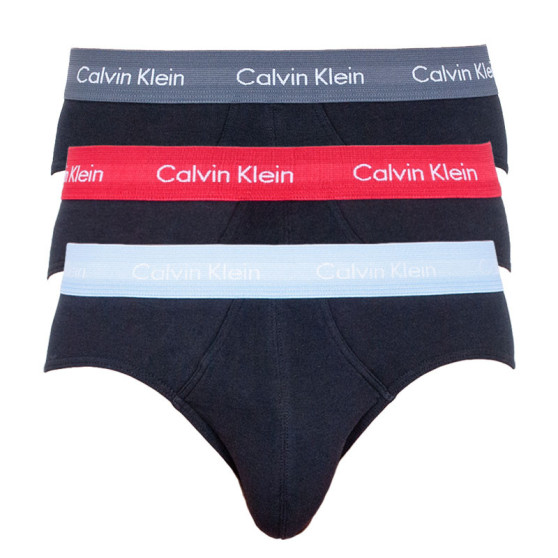 3PACK slipuri bărbați Calvin Klein negre (U2661G-MFN)