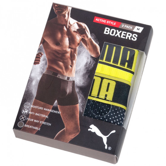 2PACK boxeri pentru bărbați Puma sports multicolor (591010001 260)