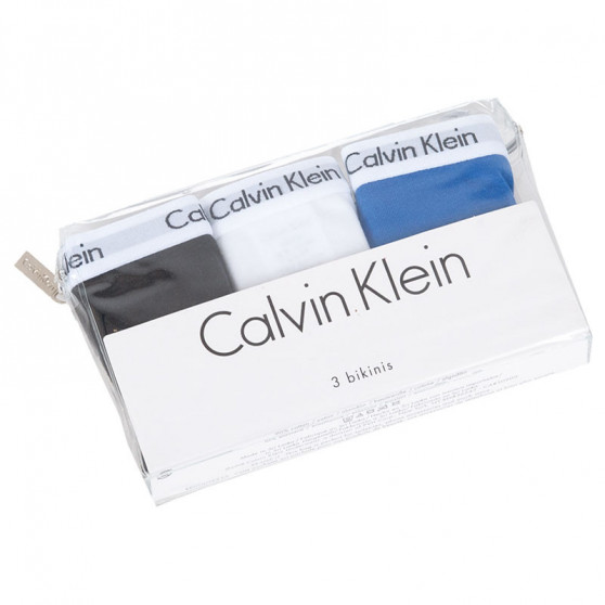 3PACK chiloți damă Calvin Klein multicolori (QD3588E-YS7)