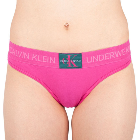 Tanga damă Calvin Klein roz (QF4920E-TZX)