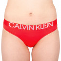 Tanga damă Calvin Klein roșii (QF5184E-DFU)