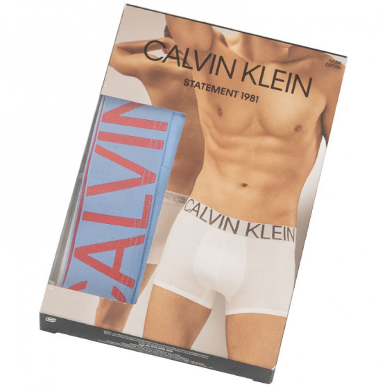 Boxeri bărbați Calvin Klein albaștri (NB1703A-7VQ)