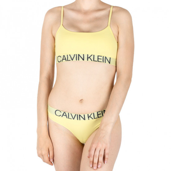 Sutien damă Calvin Klein galben (QF5181E-HZY)