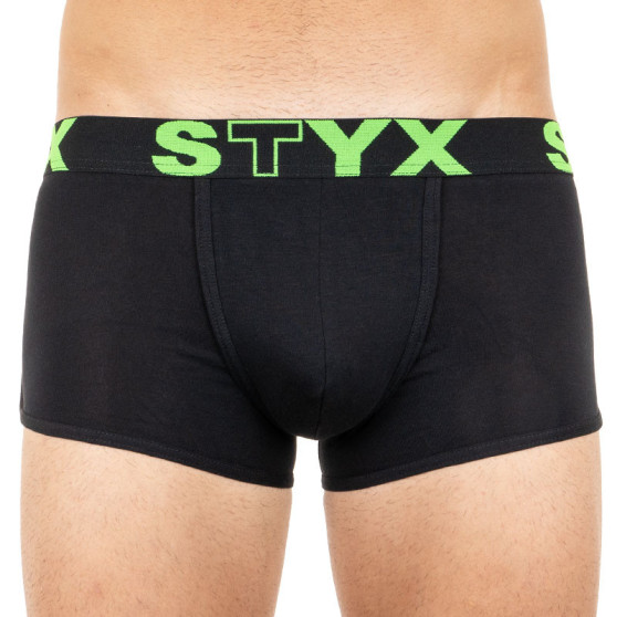 Boxeri pentru bărbați Styx basket sport elastic negru (Z962)