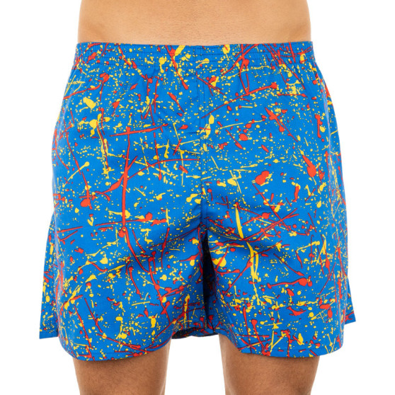 Pantaloni scurți de casă pentru bărbați cu buzunare Styx Jáchym colorată (D755)