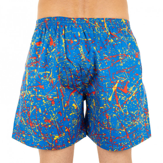Pantaloni scurți de casă pentru bărbați cu buzunare Styx Jáchym colorată (D755)