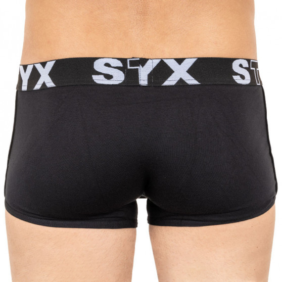 Boxeri pentru bărbați Styx basket sport elastic negru (Z960)