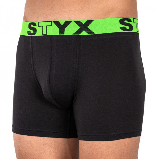 Boxeri bărbați Styx long elastic sport negru (U965)