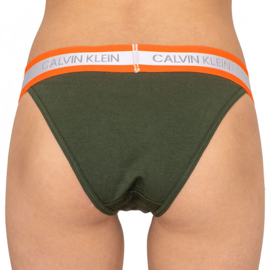 Chiloți pentru femei Calvin Klein verde (QF5571E-FDX)