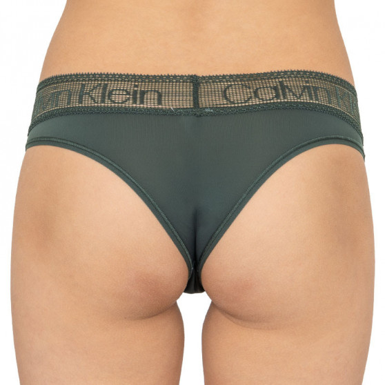 Chiloți pentru femei Calvin Klein kaki (QD3698E-AMH)