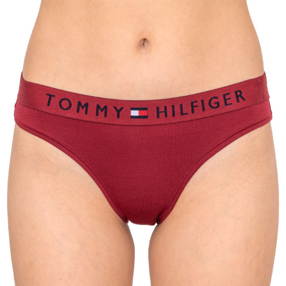 Chiloți damă Tommy Hilfiger roșii (UW0UW01566 629)