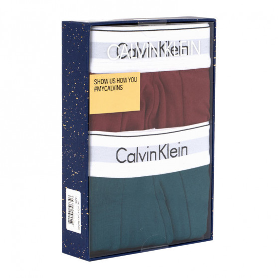 2PACK boxeri bărbați Calvin Klein multicolori (NB1393A-FJN)